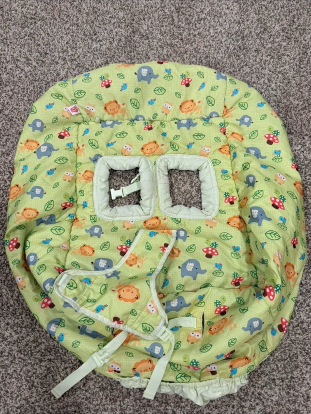 Toddler/baby shopping cart cover